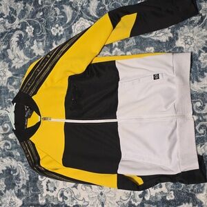 Yellow and Black Zip-Up Jacket